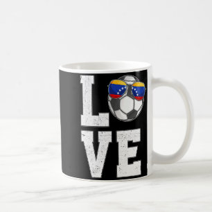 Taza De Café Camiseta de la bandera del fanático venezolano de