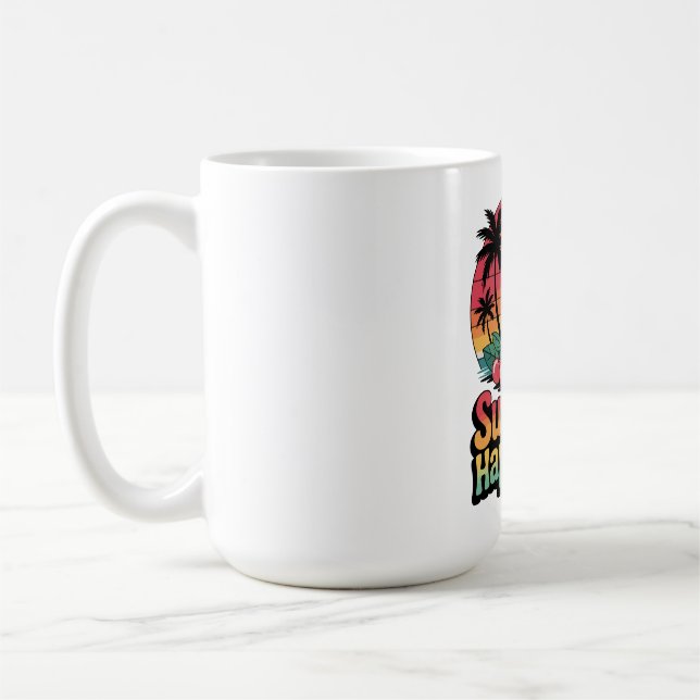 Taza De Café Camiseta de la Hora Feliz de Verano (Izquierda)