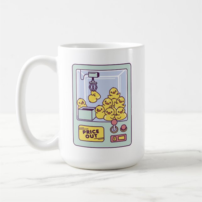 Taza De Café Camiseta de la MÁQUINA DE PATO DE GOMA (Izquierda)