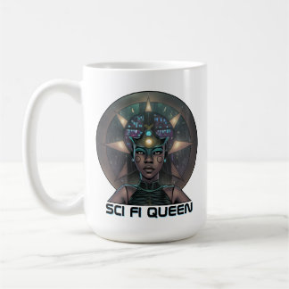 Taza De Café Camiseta de la REINA DE LA CIENCIA FICCIÓN