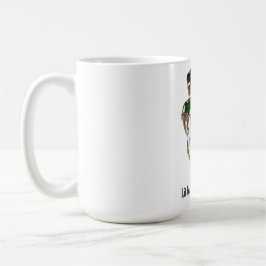 Taza De Café Camiseta de la travesura del duende con linterna