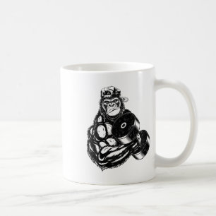 Taza De Café Camiseta de levantamiento de pesas en el gimnasio