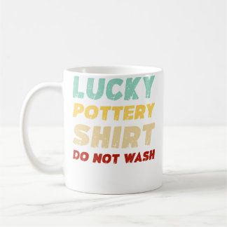 Taza De Café Camiseta de Lucky Pottery No Lavar Cerámica Divert