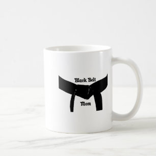 Taza De Café Camiseta de mamá cinturón negro de artes marciales