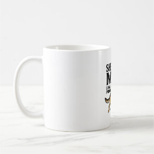 Taza De Café Camiseta de mamá de pastor alemán Grabado vintage