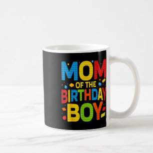 Taza De Café Camiseta de mamá del niño cumpleañero Fiesta de Cu