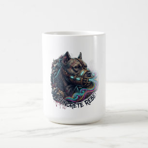 Taza De Café Camiseta de manga larga Concrete Rebel Pitbull