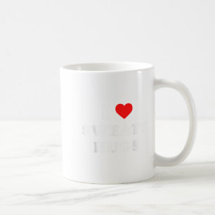 Taza De Café Camiseta de Maratón de Abrazos Sudorosos que Amo