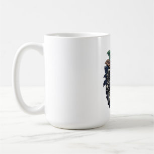 Taza De Café Camiseta de Máscara de Mascarada, Filigrana Simétr
