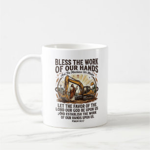 Taza De Café Camiseta de Mecánico Diesel Equipo Pesado Jesús Fe