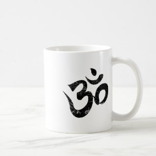 Taza De Café Camiseta de meditación Om Símbolo espiritual de yo