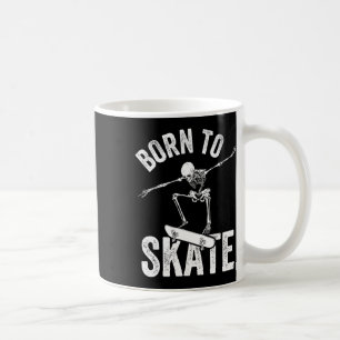Taza De Café Camiseta de monopatín para niños que practican ska