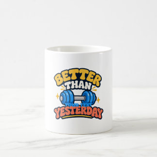 Taza De Café Camiseta de Motivación para Gimnasio Más Fuerte qu