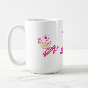 Taza De Café Camiseta de mujer Lucky Duck diseño moderno