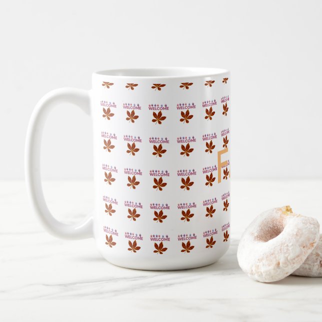 Taza De Café Camiseta de mujeres caídas con blanco y rosa (Con donut)