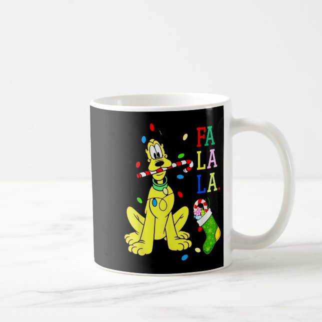 Taza De Café Camiseta de Navidad Bonita La Fa Fa Swea  (Derecha)