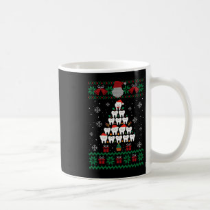 Taza De Café Camiseta de Navidad de Dentista Árbol de Dentista