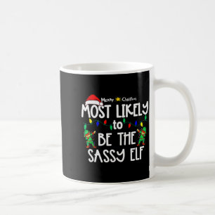 Taza De Café Camiseta de Navidad Más Probable Para Familia Con 