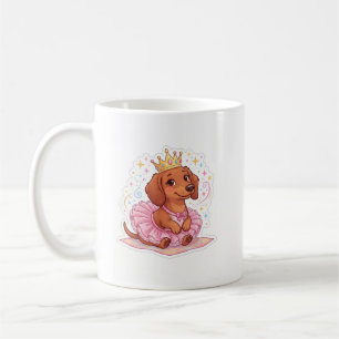 Taza De Café Camiseta de niña con nombre personalizado Princesa
