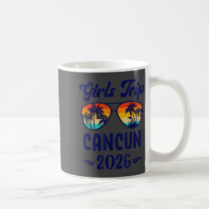 Taza De Café Camiseta de niña viaje a Cancun vacaciones de play