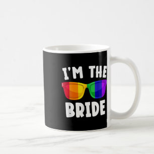 Taza De Café Camiseta de novia para boda de lesbianas gays Lgbt