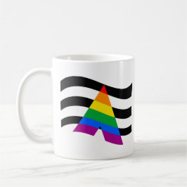 Taza De Café Camiseta de Orgullo Aliado