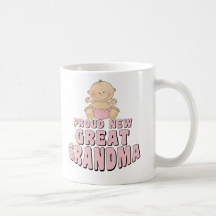 Taza De Café Camiseta de orgullosa nueva bisabuela
