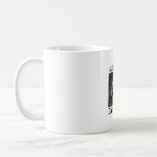 Taza De Café Camiseta de Papá de Halloween Difícil de Asustar D