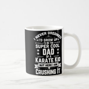 Taza De Café Camiseta de Papá Super Genial de un Niño de Karate