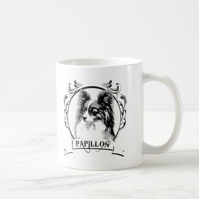 Taza De Café Camiseta de Papillon (Derecha)