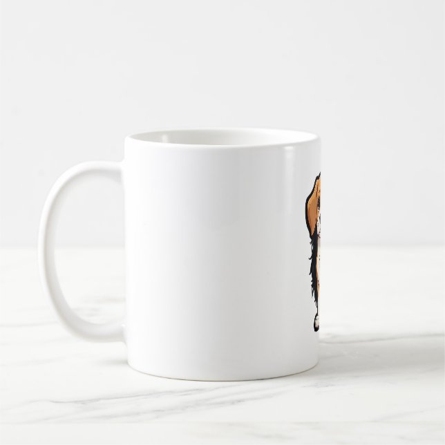 Taza De Café Camiseta de perro Beagle (Izquierda)