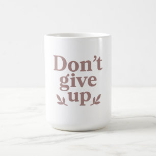Taza De Café Camiseta de perseverancia Purpurinoso