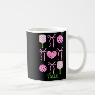 Taza De Café Camiseta de pickleball rosa para mujeres que aman
