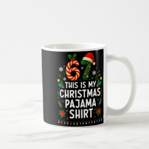 Taza De Café Camiseta de pijama de Navidad 67 6 7 Meme divertid