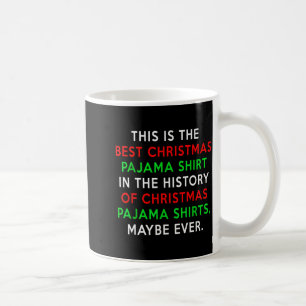 Taza De Café Camiseta de pijama de Navidad - Noticias falsas