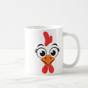 Taza De Café Camiseta de Pollo Adultos Niños Hombres Mujeres Ca