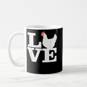 Taza De Café Camiseta de pollo con sandwich charla divertida so