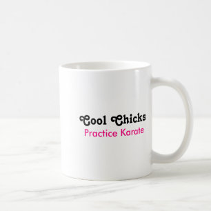 Taza De Café Camiseta de Practicar Karate de Chicas Geniales