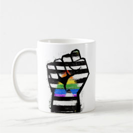 Taza De Café Camiseta de Puño Orgulloso Aliado