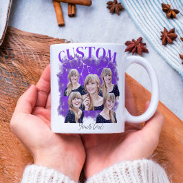 Taza De Café Camiseta de rap personalizada con foto de bootleg 