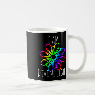 Taza De Café Camiseta de regalo de yoga meditación Luz Divina S