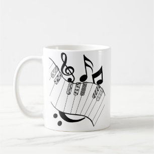 Taza De Café Camiseta de regalo para pianista increíble Teclado