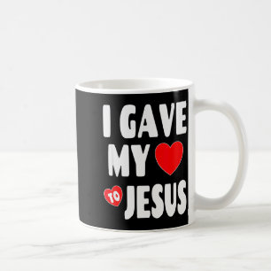 Taza De Café Camiseta de San Valentín cristiana - Le di mi cora