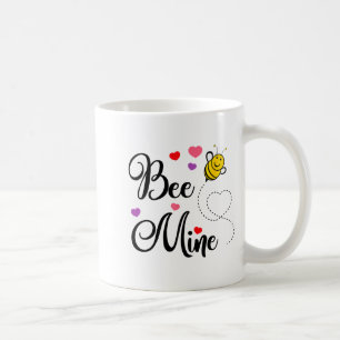 Taza De Café Camiseta de San Valentín Cute Gift Bee Mine Día de
