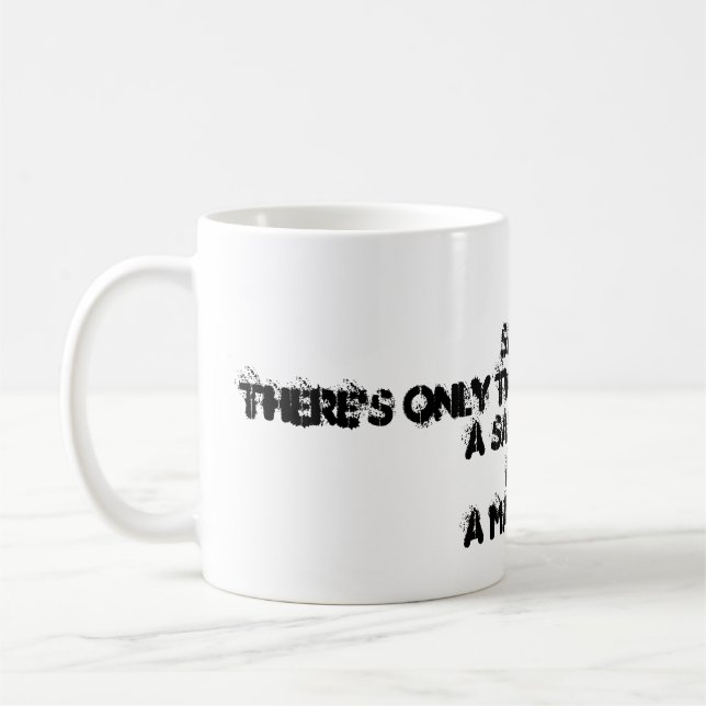 Taza De Café camiseta de sarge/Sargent (Izquierda)