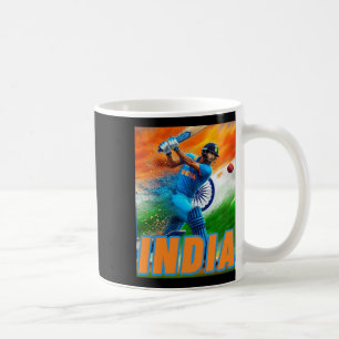 Taza De Café Camiseta de seguidores de críquet de la India - Cr