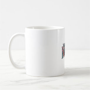 Taza De Café Camiseta de tipografía floral vintage de enfermera