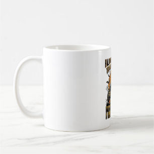 Taza De Café Camiseta de Tractor de Halloween Divertida Bruja d