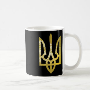 Taza De Café Camiseta de Ucrania Tridente Tryzub Zelensky Milit