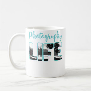 Taza De Café Camiseta de vida de fotografía Regalo de fotógrafo